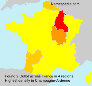 Surname Cullot in France