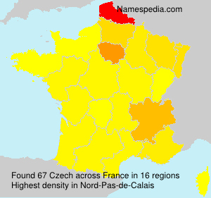 Surname Czech in France