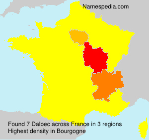 Surname Dalbec in France