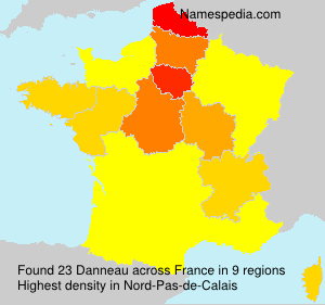 Surname Danneau in France