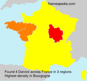 Surname Darviot in France