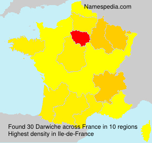 Surname Darwiche in France