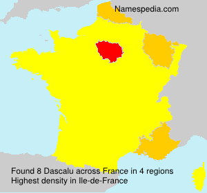 Surname Dascalu in France