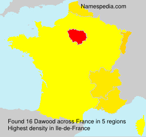 Surname Dawood in France