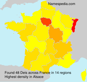 Surname Deis in France