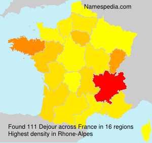 Surname Dejour in France