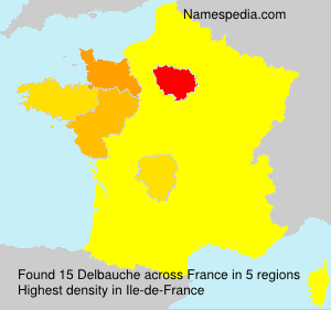 Surname Delbauche in France
