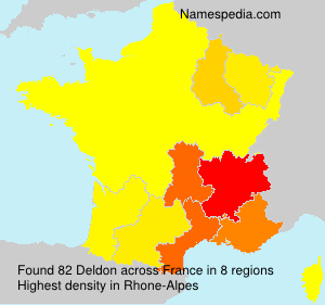 Surname Deldon in France