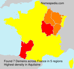 Surname Demeira in France