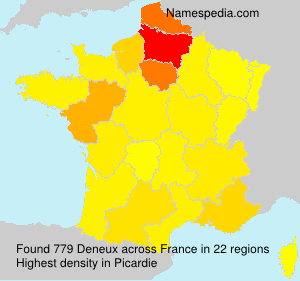 Surname Deneux in France
