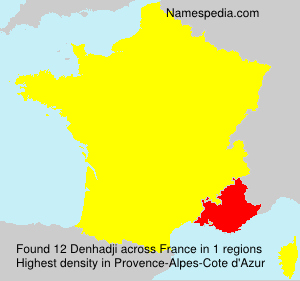 Surname Denhadji in France