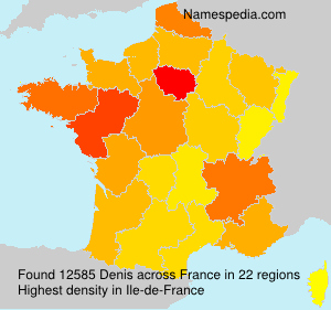 Surname Denis in France