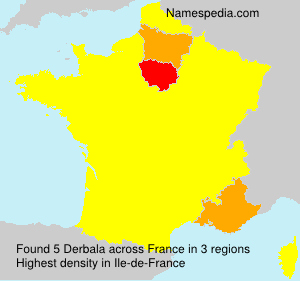 Surname Derbala in France
