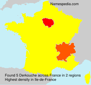 Surname Derkouche in France
