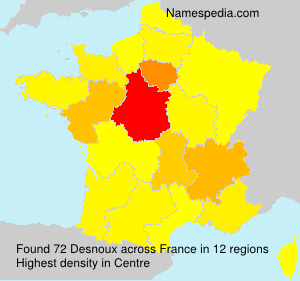 Surname Desnoux in France
