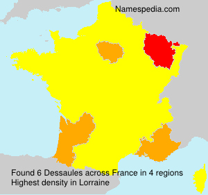 Surname Dessaules in France