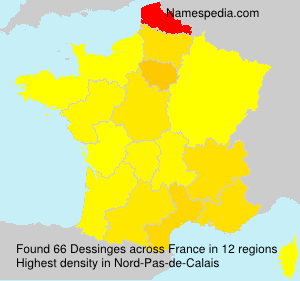 Surname Dessinges in France