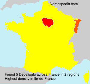 Surname Develioglu in France