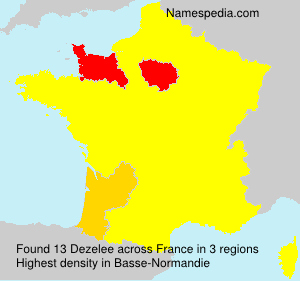 Surname Dezelee in France