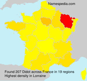Surname Didot in France