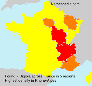 Surname Digioia in France