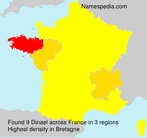 Surname Dinael in France