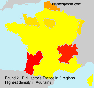 Surname Dirik in France