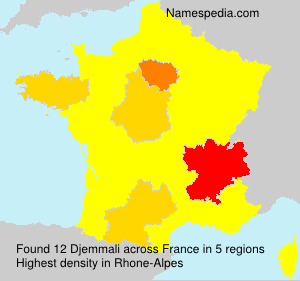 Surname Djemmali in France
