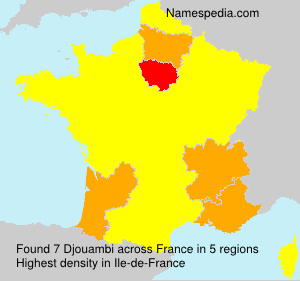 Surname Djouambi in France