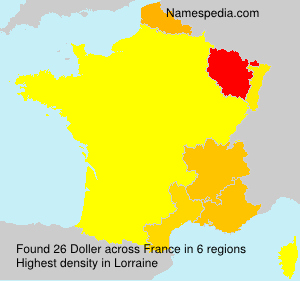 Surname Doller in France