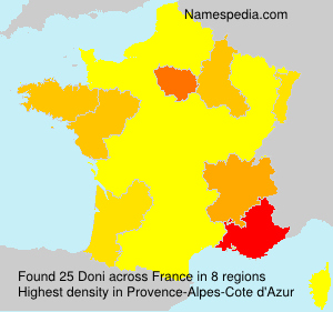 Surname Doni in France