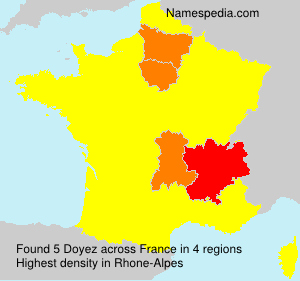 Surname Doyez in France