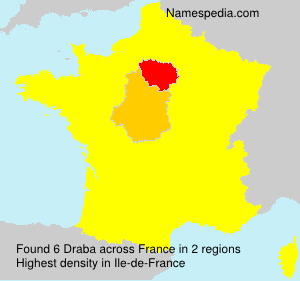 Surname Draba in France