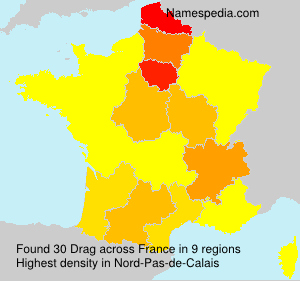 Surname Drag in France