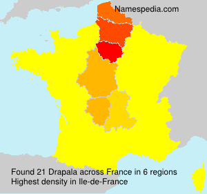 Surname Drapala in France
