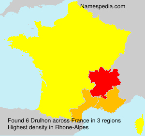 Surname Drulhon in France