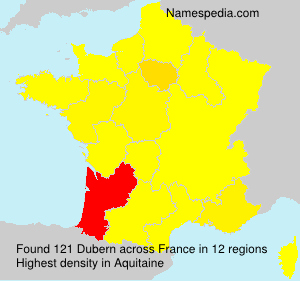 Surname Dubern in France