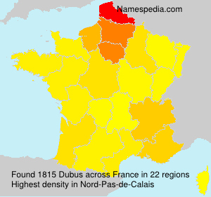 Surname Dubus in France