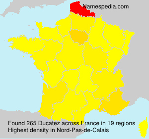 Surname Ducatez in France