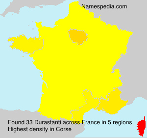 Surname Durastanti in France