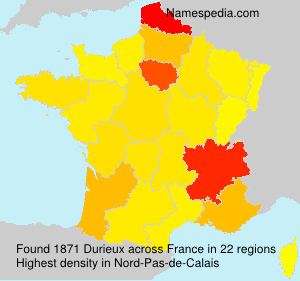 Surname Durieux in France