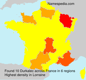 Surname Durkalec in France