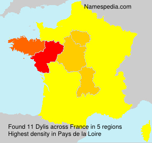 Surname Dylis in France