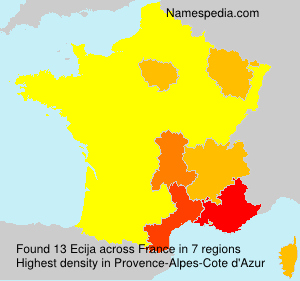 Surname Ecija in France