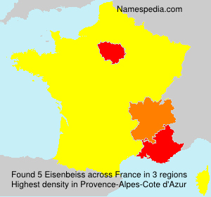 Surname Eisenbeiss in France