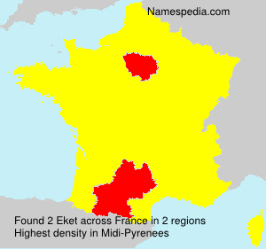 Surname Eket in France