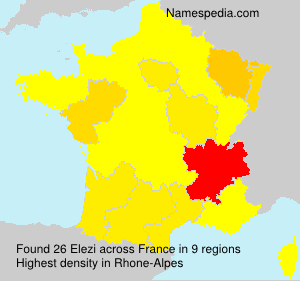 Surname Elezi in France