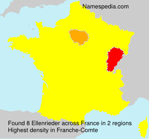 Surname Ellenrieder in France