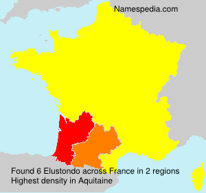 Surname Elustondo in France