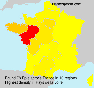Surname Epie in France